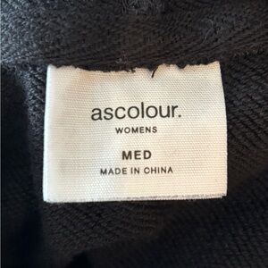As Colour, hoodie, crop top, black , medium